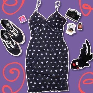 BLACK BUTTERFLY SLIP